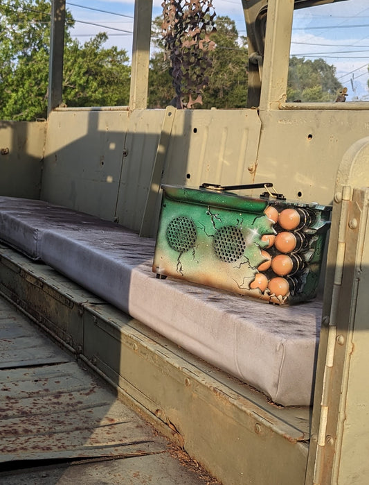 Ripped Ammo Can Bluetooth speaker