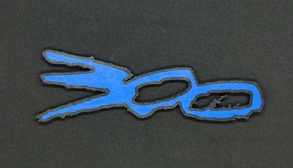 Dual color 300 badge