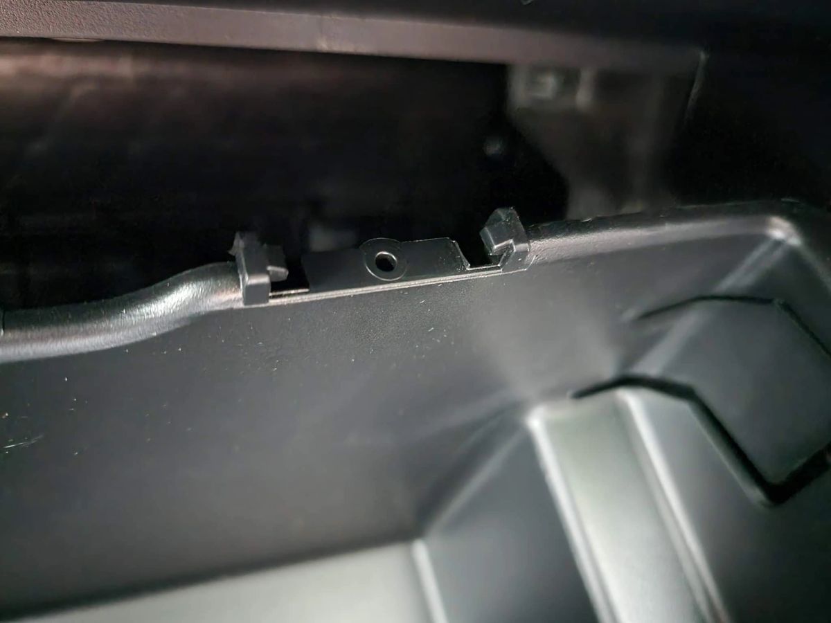 2020+ Ford Explorer ST glove box tab