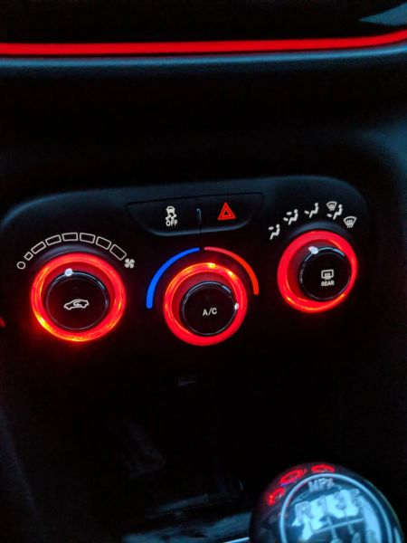 2013-2016 Dodge Dart Radio rings